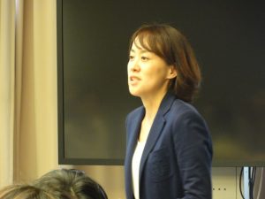2018年5月19日　授業風景　「女性のエンパワーメントとリーダーシップ」　第2回　近藤 美樹 氏
