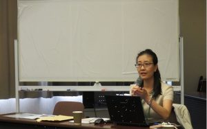 2018年6月16日　NWL授業風景　ネットワーキングランチ「多文化間交流を通した日本人学生のリーダーシップに関する学びと認識」